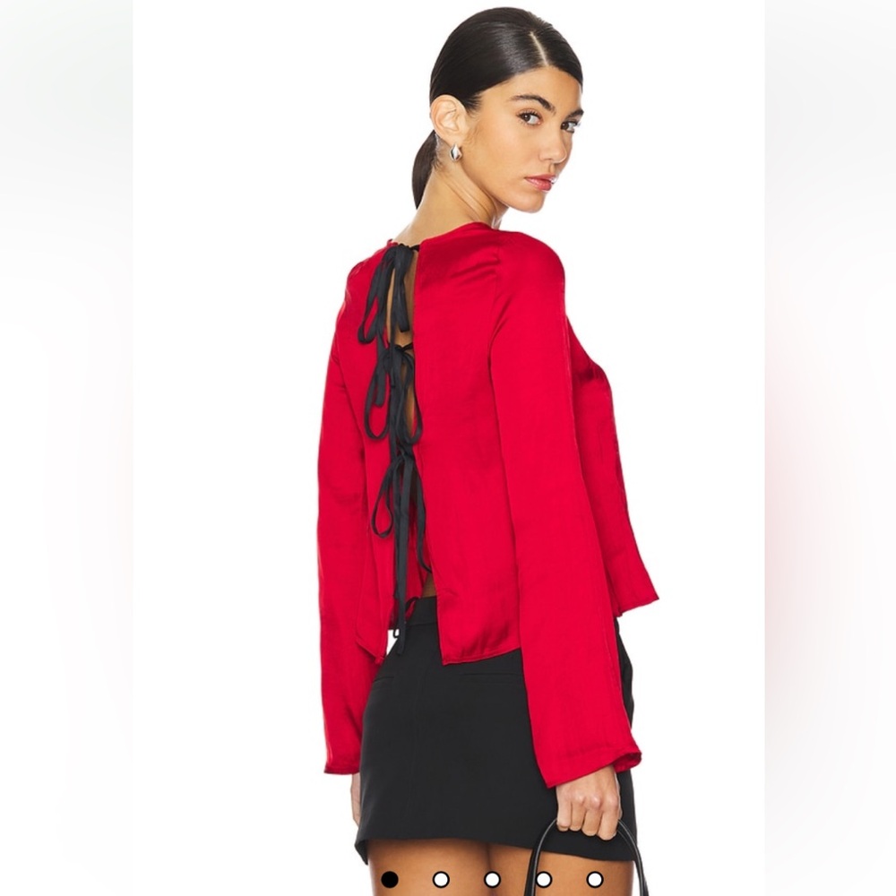 Free people Arabella Blouse in Rubies - Picture 4 of 10